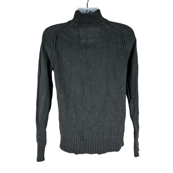 American Eagle Outfitters Mens Gray Half-Zip Sweater Size M - Picture 2 of 3